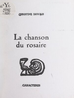 cover image of La chanson du rosaire
